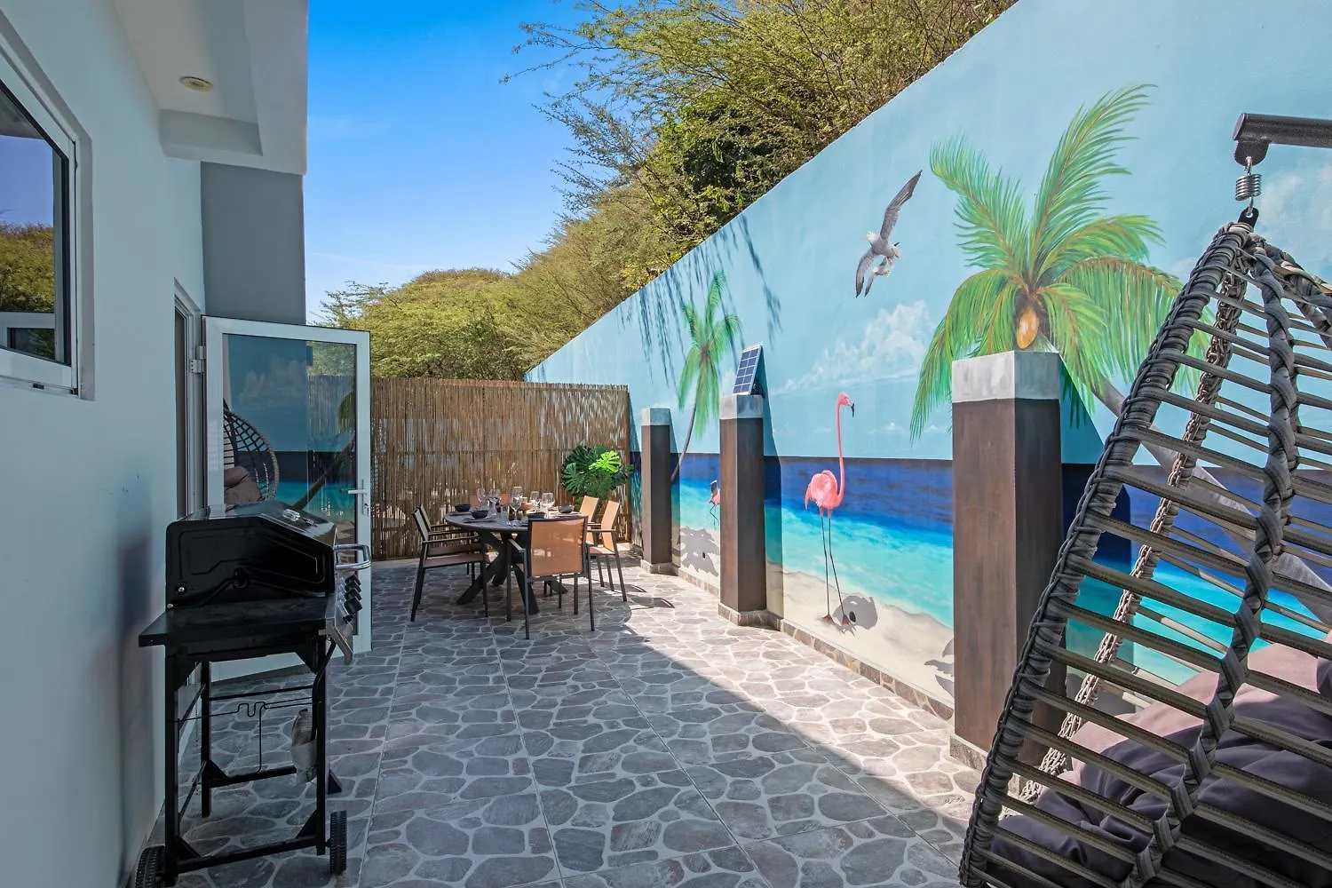 بيت للعطل فيلا Casa Flamingo Grote Berg كوراساو